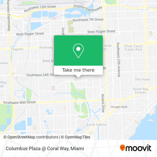 Mapa de Columbus Plaza @ Coral Way