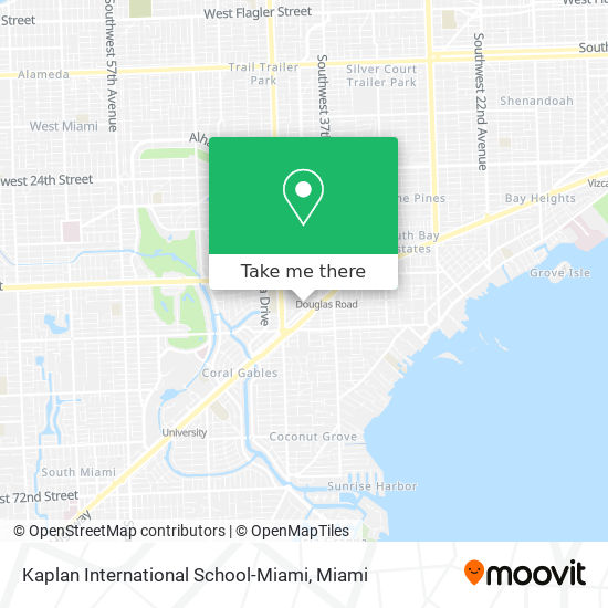 Mapa de Kaplan International School-Miami