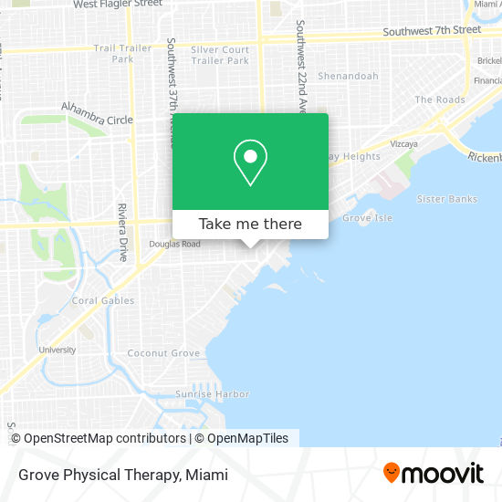 Grove Physical Therapy map