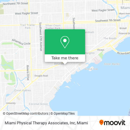 Mapa de Miami Physical Therapy Associates, Inc