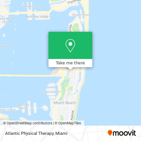 Atlantic Physical Therapy map