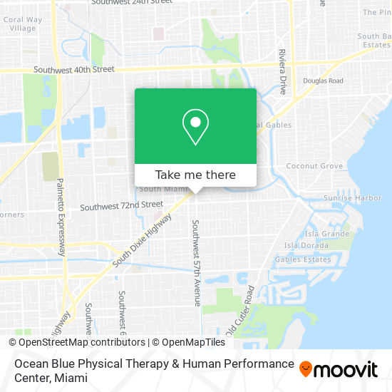 Mapa de Ocean Blue Physical Therapy & Human Performance Center