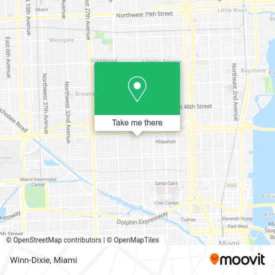 Winn-Dixie map