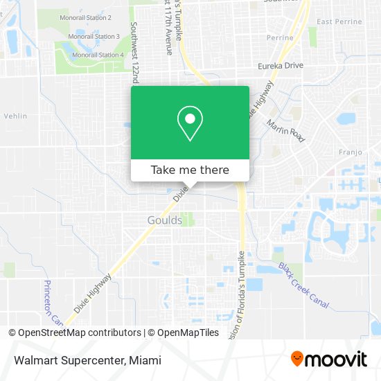 Mapa de Walmart Supercenter