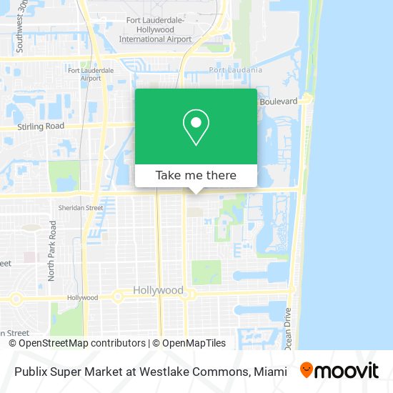 Publix Super Market at Westlake Commons map