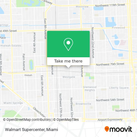 Walmart Supercenter map