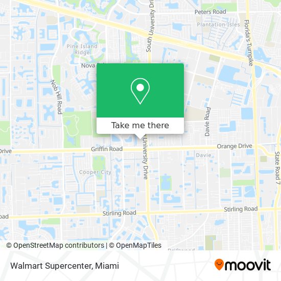 Walmart Supercenter map