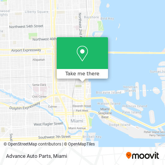 Advance Auto Parts map