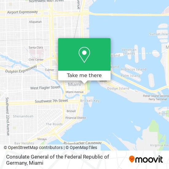 Consulate General of the Federal Republic of Germany map