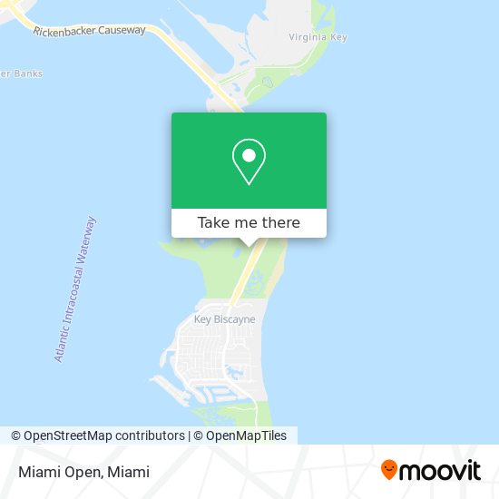 Miami Open map