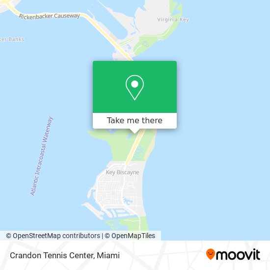 Crandon Tennis Center map