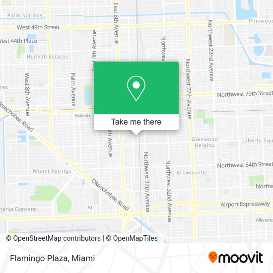 Flamingo Plaza map