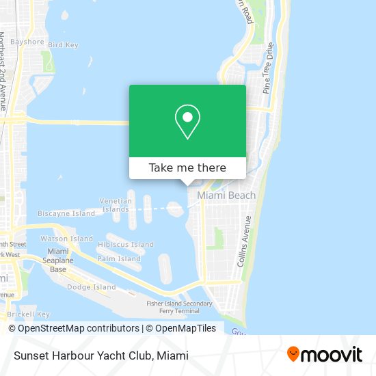 Sunset Harbour Yacht Club map