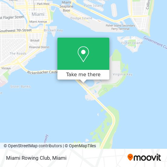 Miami Rowing Club map