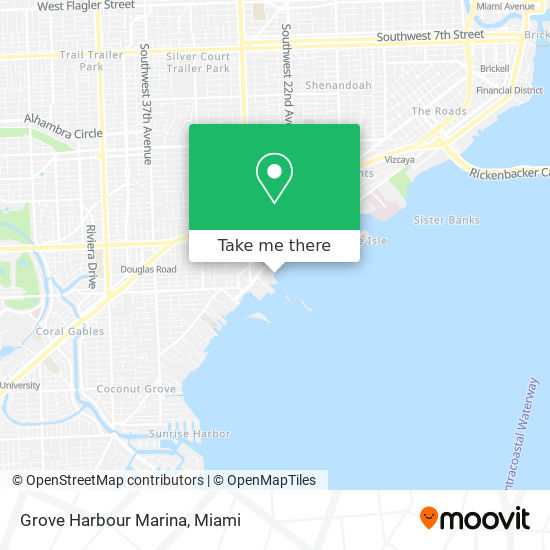 Grove Harbour Marina map
