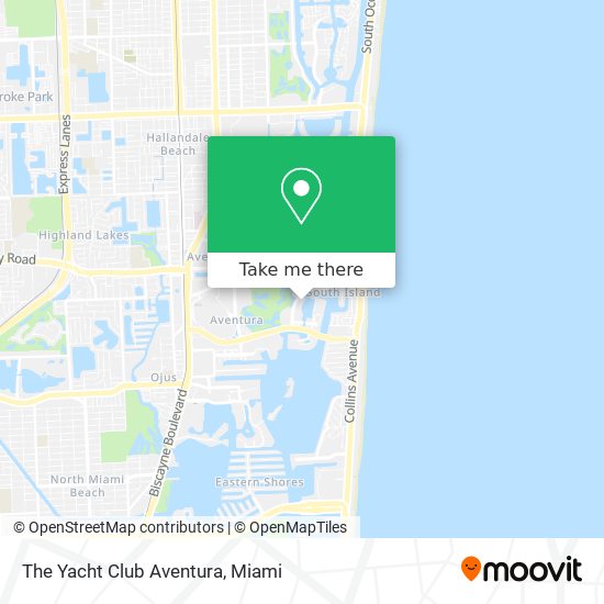 Mapa de The Yacht Club Aventura