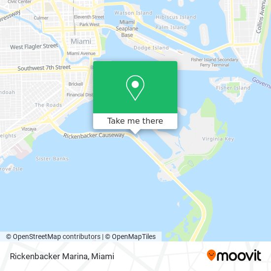 Rickenbacker Marina map