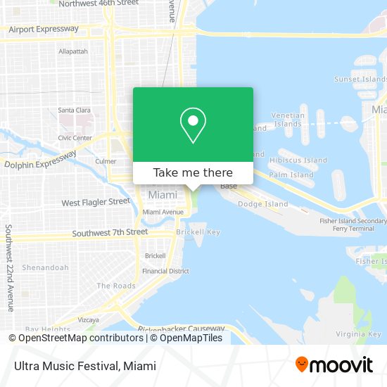 How to get to Ultra Music Festival in Miami by Bus, Train, Light Rail or  Subway?