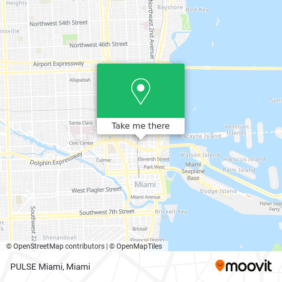 Mapa de PULSE Miami