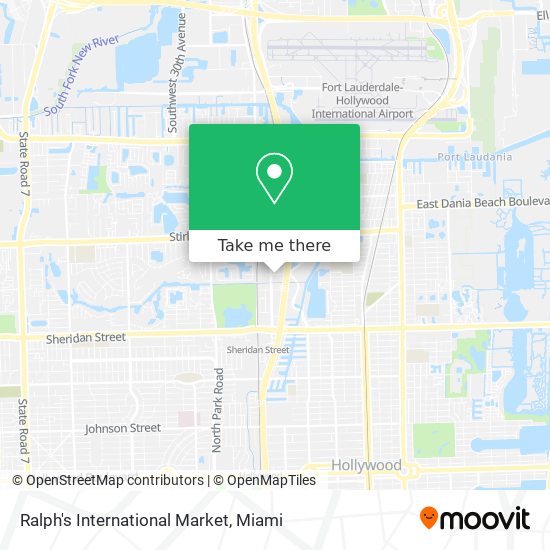 Ralph's International Market map