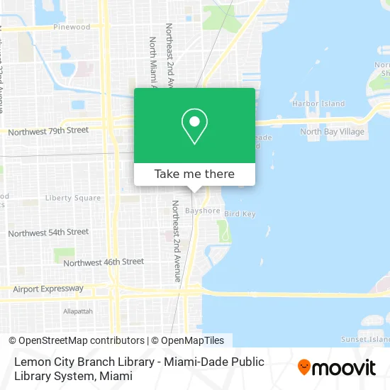 Lemon City Branch Library - Miami-Dade Public Library System map