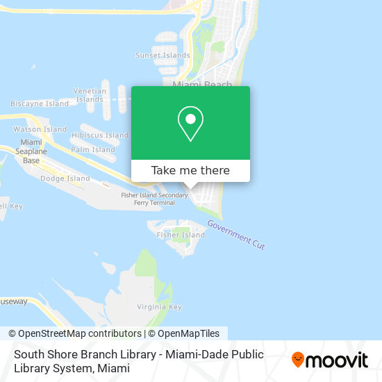 South Shore Branch Library - Miami-Dade Public Library System map