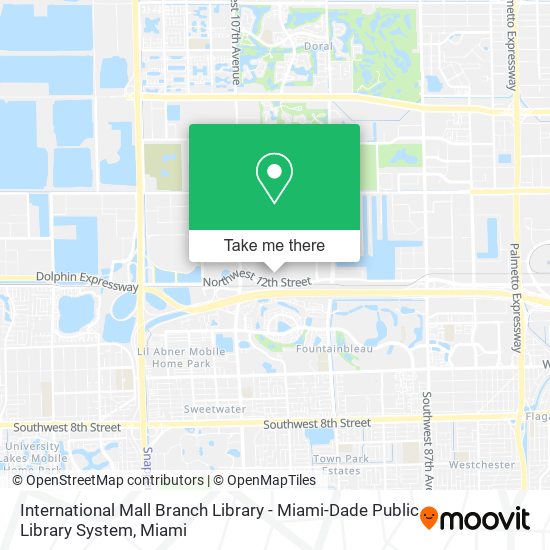 International Mall Branch Library  - Miami-Dade Public Library System map