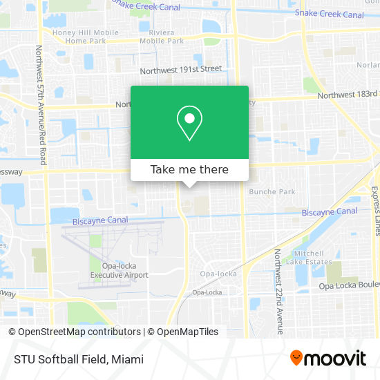 STU Softball Field map