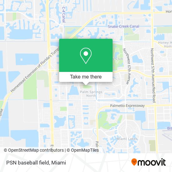 PSN baseball field map
