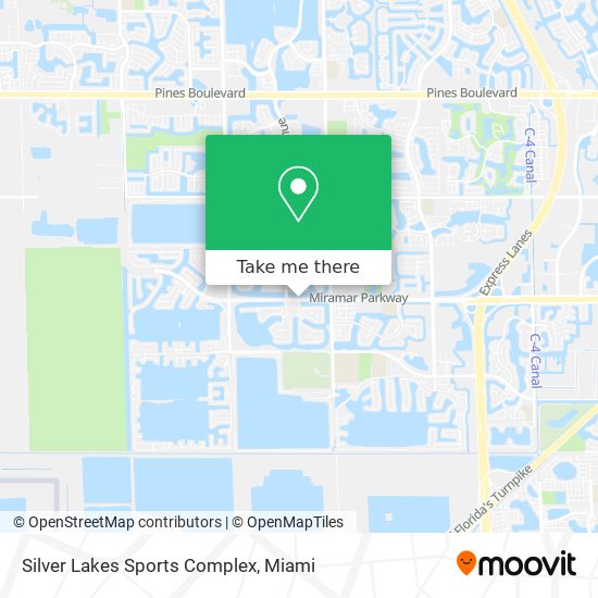Silver Lakes Sports Complex map