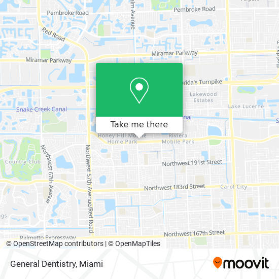 General Dentistry map