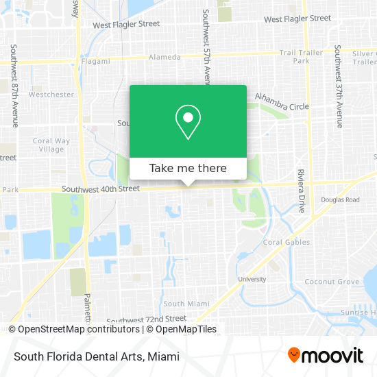 South Florida Dental Arts map