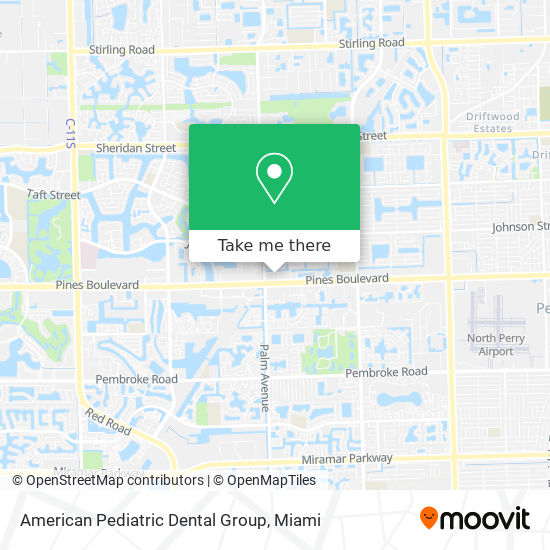 American Pediatric Dental Group map