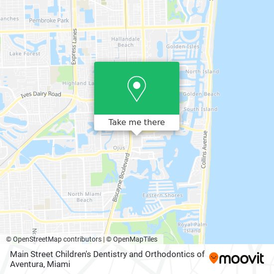 Mapa de Main Street Children's Dentistry and Orthodontics of Aventura