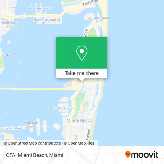Mapa de OFA- Miami Beach