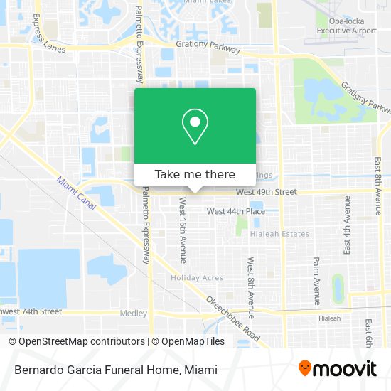 Bernardo Garcia Funeral Home map