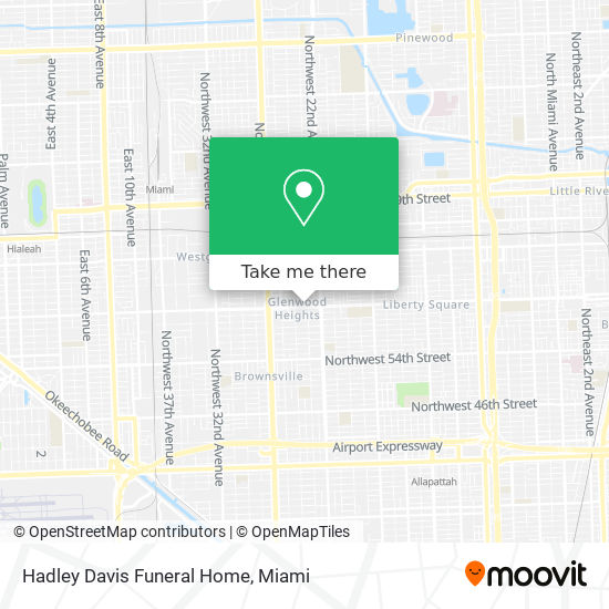 Mapa de Hadley Davis Funeral Home