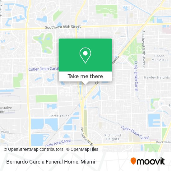 Bernardo Garcia Funeral Home map