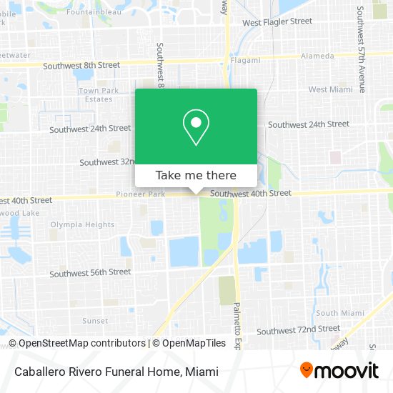 Mapa de Caballero Rivero Funeral Home