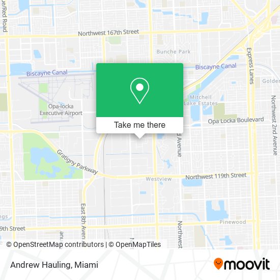 Mapa de Andrew Hauling