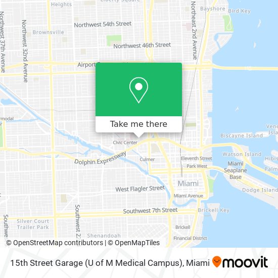 15th Street Garage (U of M Medical Campus) map