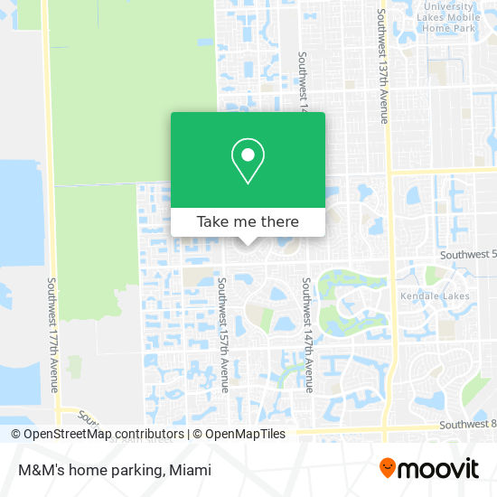 M&M's home parking map