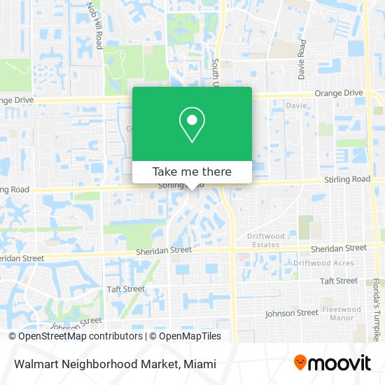 Walmart Neighborhood Market map