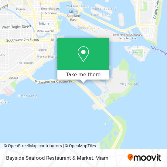Mapa de Bayside Seafood Restaurant & Market