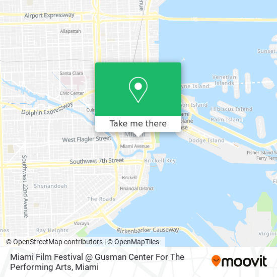 Mapa de Miami Film Festival @ Gusman Center For The Performing Arts