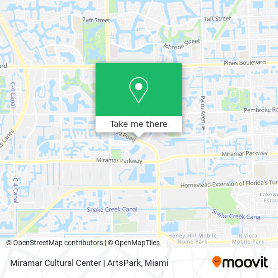 Miramar Cultural Center | ArtsPark map