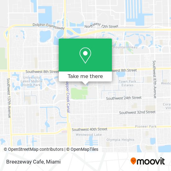 Breezeway Cafe map