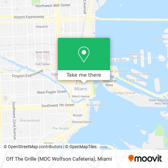 Mapa de Off The Grille (MDC Wolfson Cafeteria)