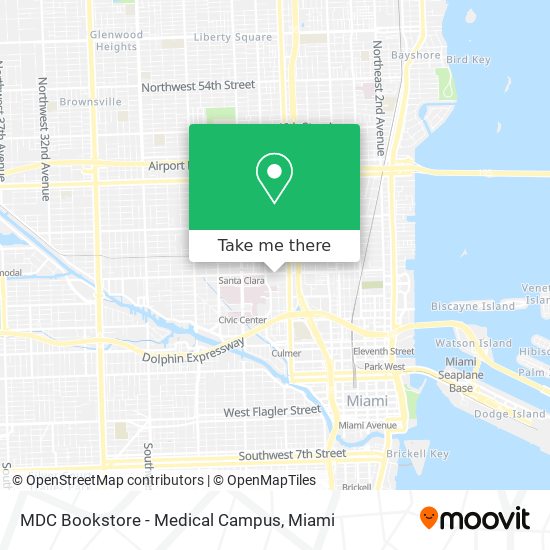 MDC Bookstore - Medical Campus map