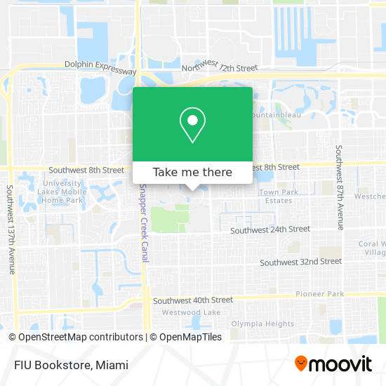 FIU Bookstore map